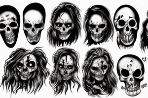 horror theme tattoo idea