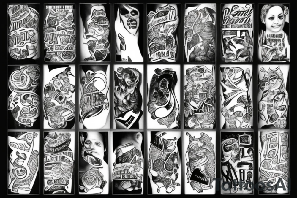 Money, family, honor, success tattoo idea