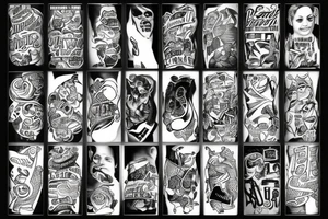 Money, family, honor, success tattoo idea
