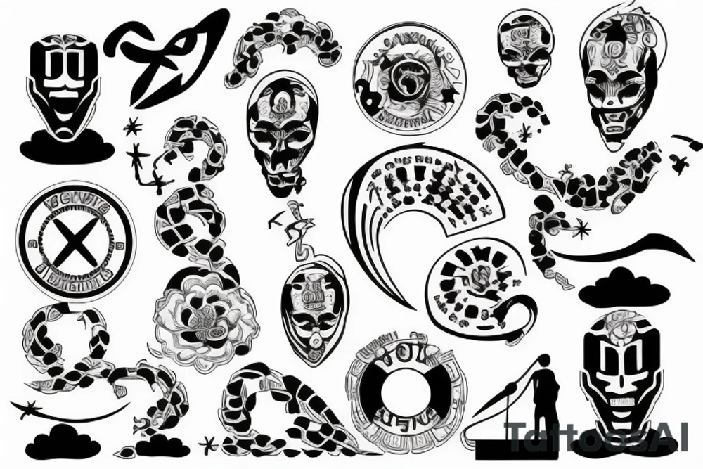 Money, family, honor, success tattoo idea