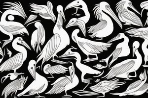 Pelican tattoo idea