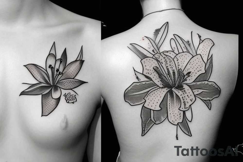 Bertie ferris lily
 flower with latin name tattoo idea