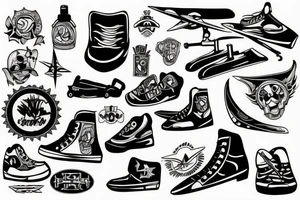 skate tattoo idea
