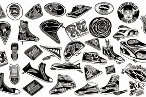 skate tattoo idea