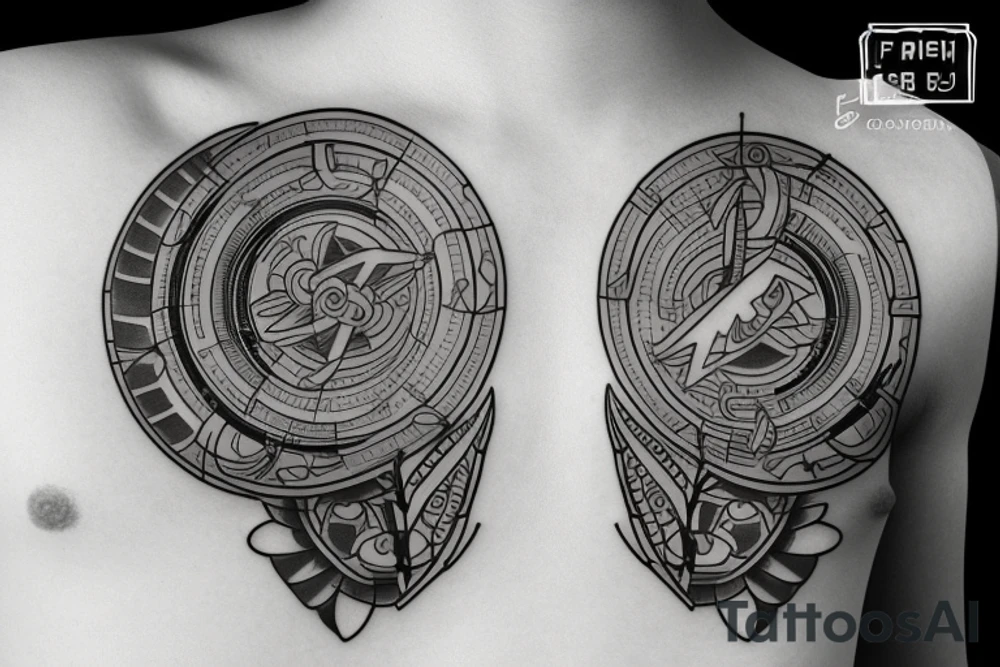 integrated circuit tattoo idea