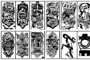 Skater tattoo idea
