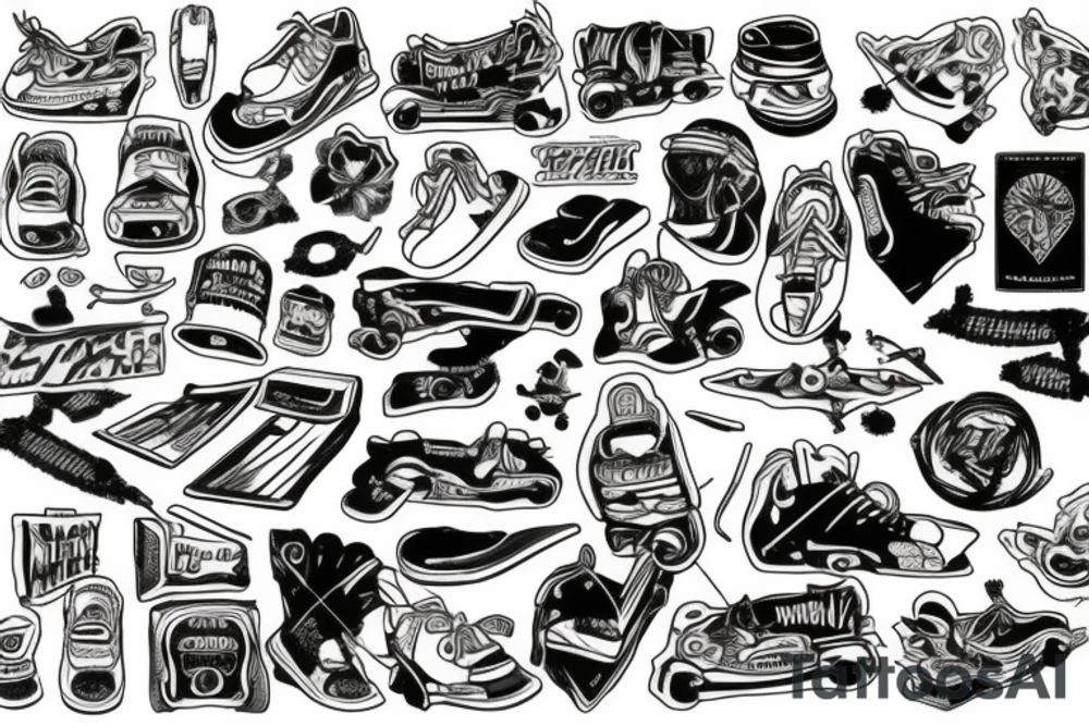 Skater tattoo idea