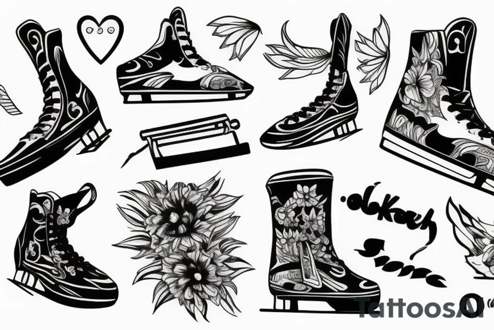 Skate tattoo idea