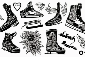 Skate tattoo idea