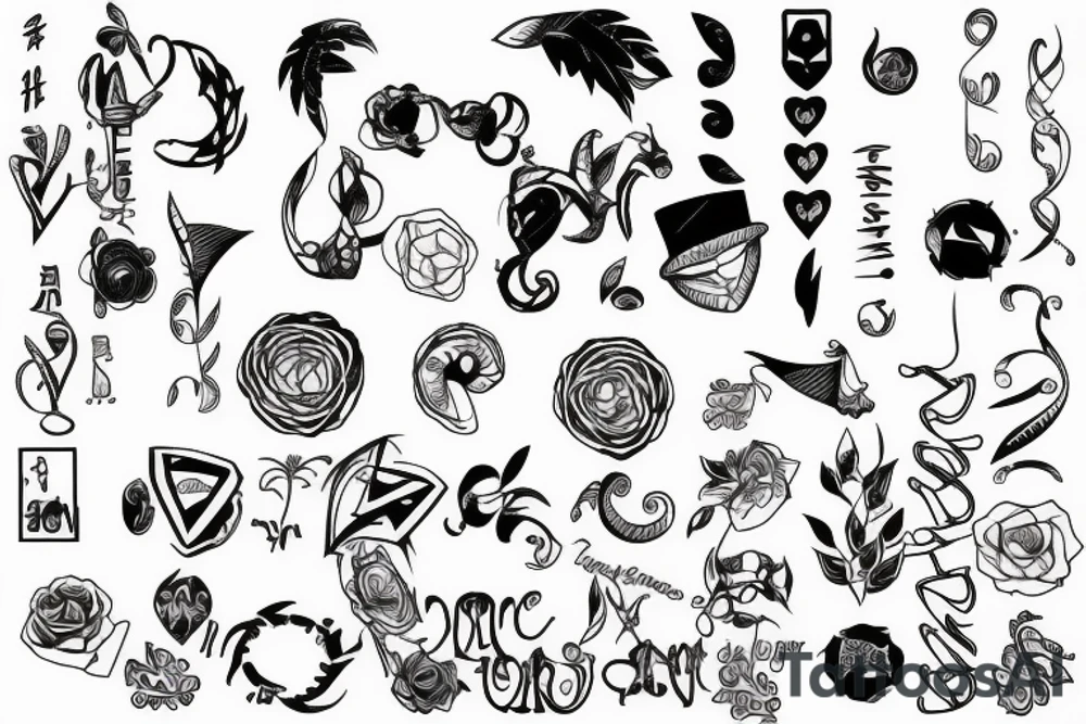 Original way to write 23 tattoo idea