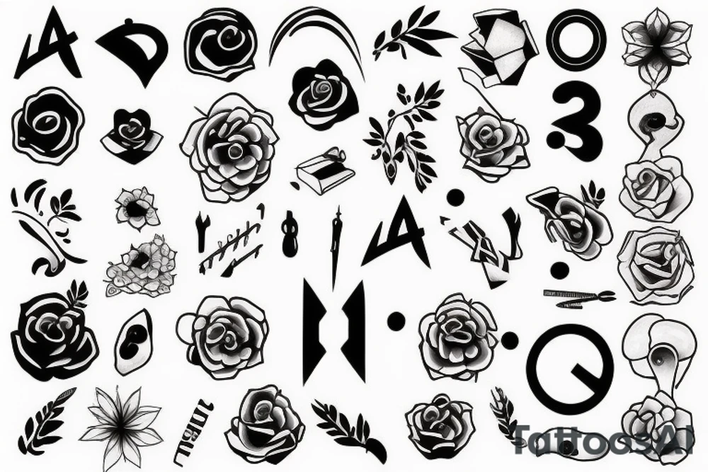 Number 23 tattoo idea