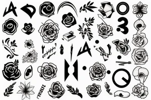 Number 23 tattoo idea