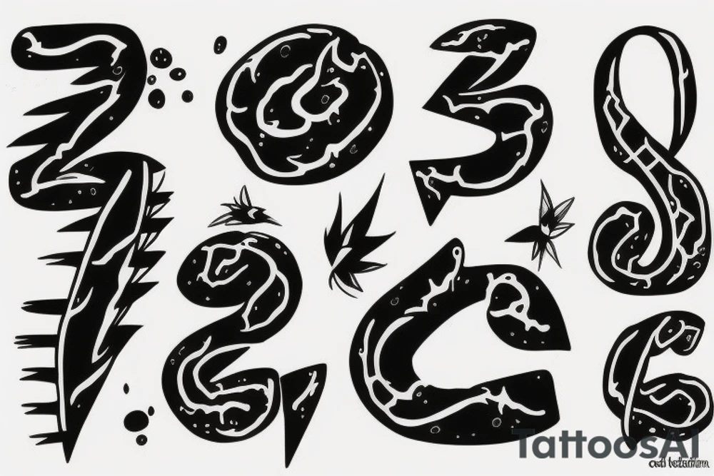 Number 23 tattoo idea