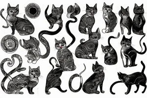 Spartacus cat tattoo idea