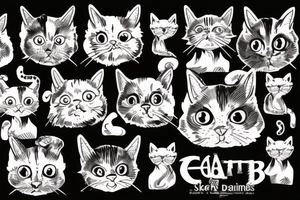 Spartacus cat tattoo idea