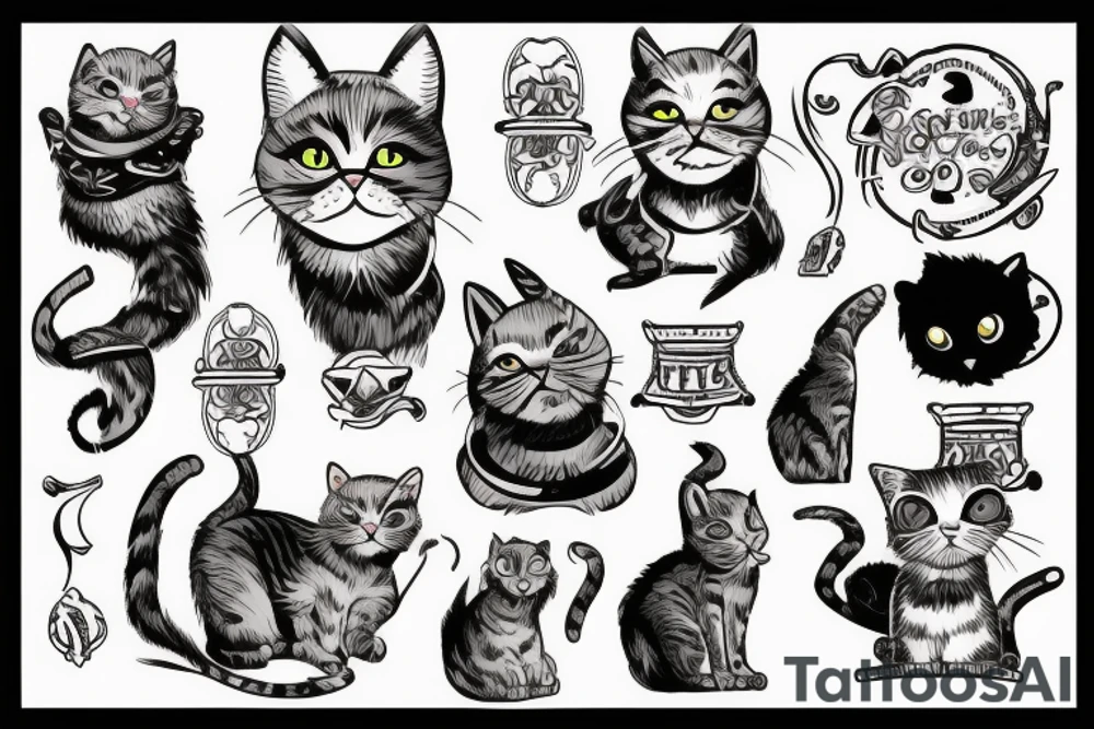 Spartacus cat tattoo idea