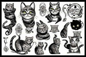 Spartacus cat tattoo idea