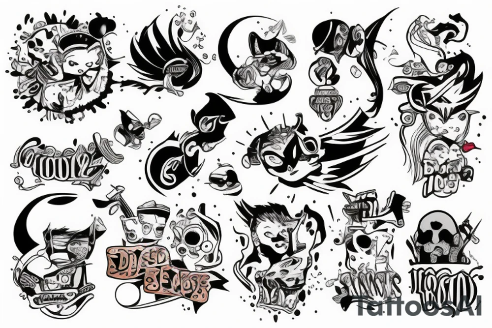 Słodkie tattoo idea
