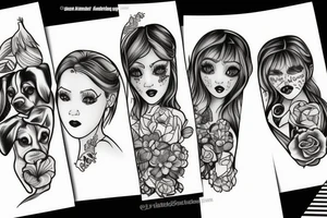 a puppy face tattoo idea