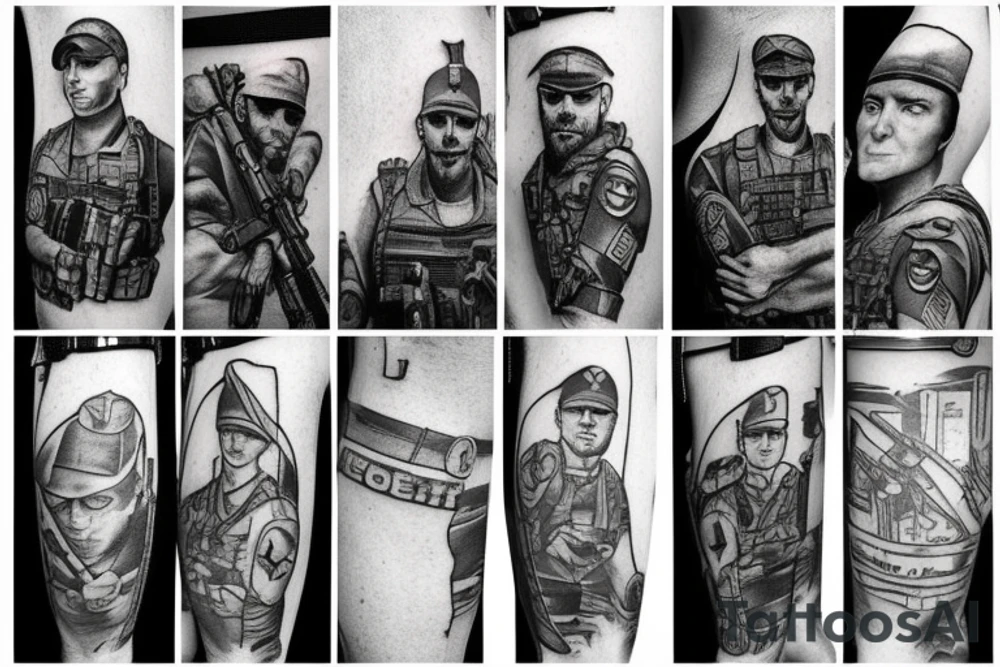 Spec ops soldier tattoo idea