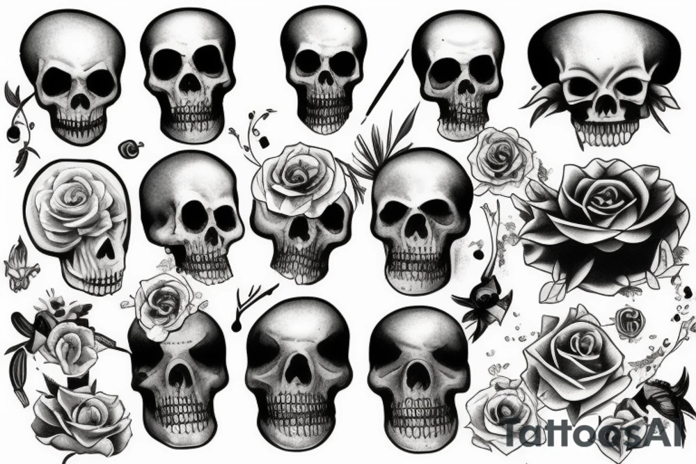 macabre tattoo idea