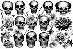 macabre tattoo idea