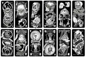 card game cards tattoo idea