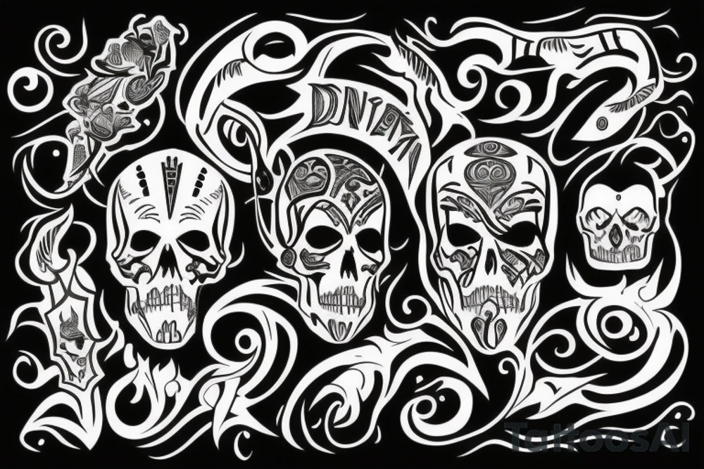 Death comes but once in a lifetime, enjoy it. tattoo idea