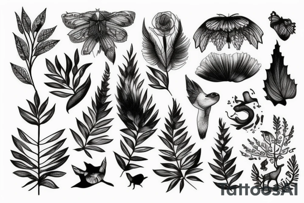 Forest lover tattoo idea