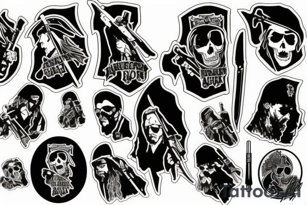 sons of anarchy tattoo idea