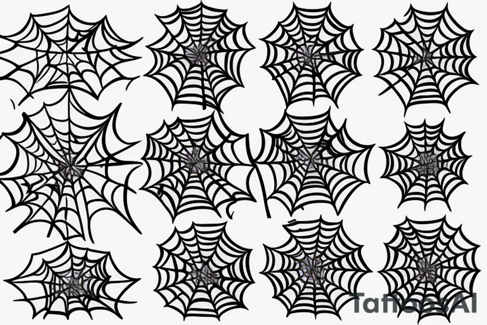 spider web around a snake tattoo idea