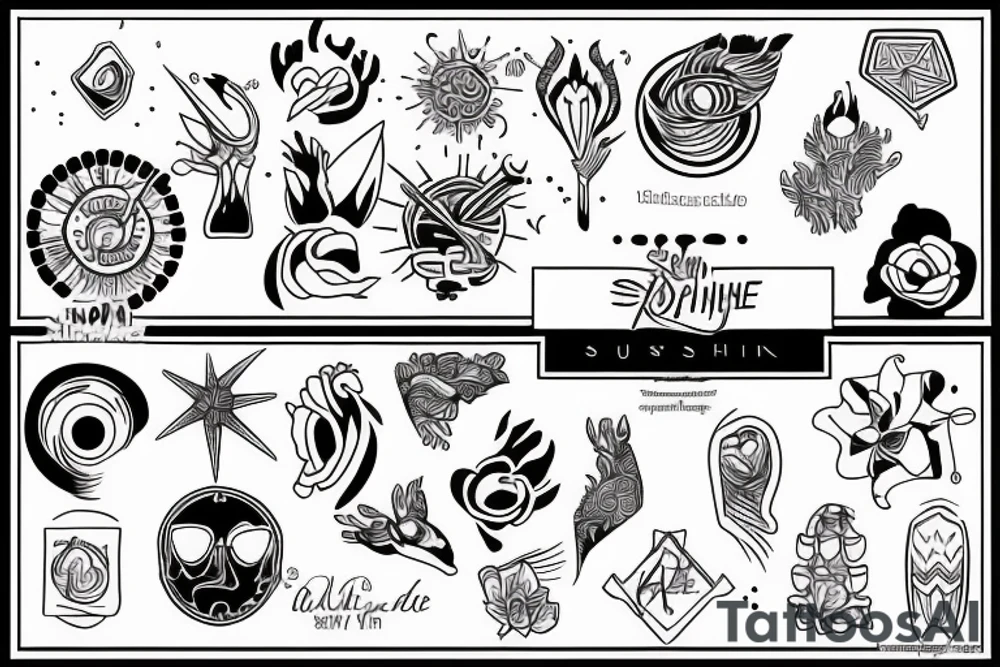 sunshine tattoo idea