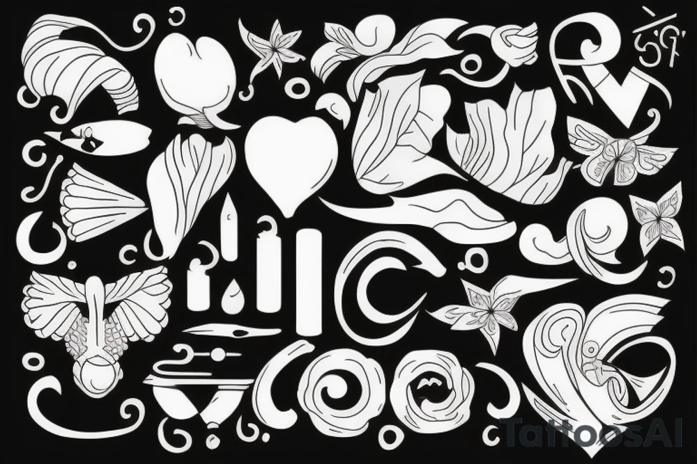 calm and collected tattoo idea