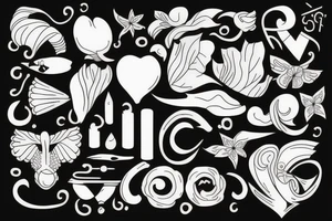 calm and collected tattoo idea