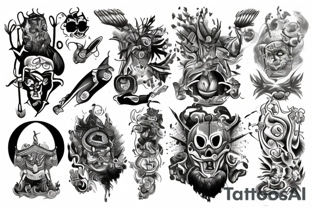 God of Olimp tattoo idea