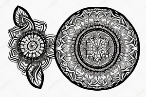 Mandalas for men tattoo idea