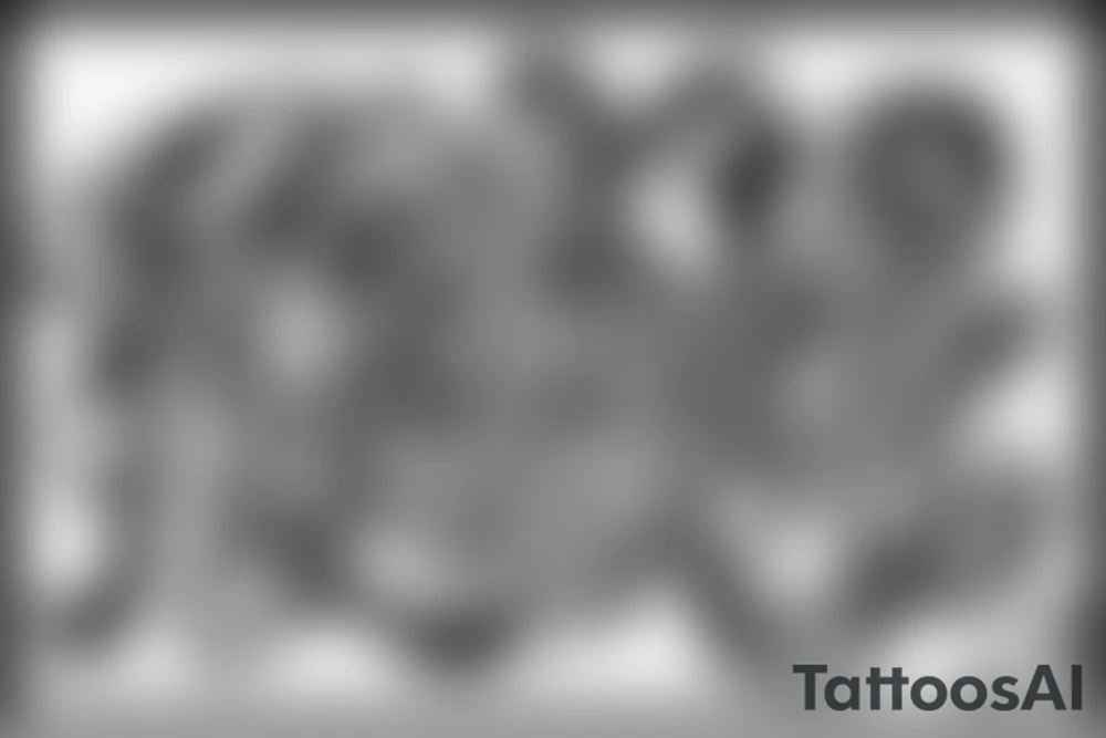Create an ambigram with the letters "GO[L]D" tattoo idea