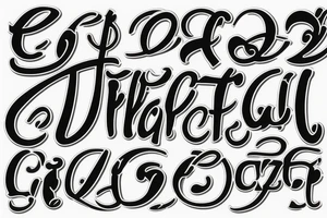 Create an ambigram with the letters "Go(l)d" tattoo idea