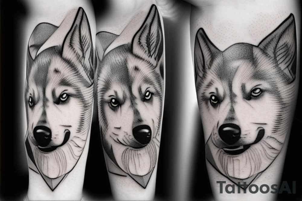 Dog sled tattoo idea