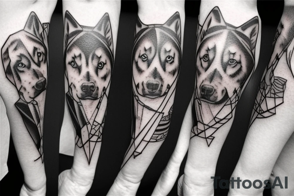 Dog sled tattoo idea