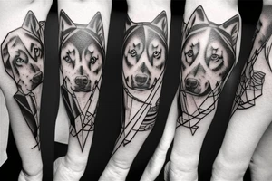 Dog sled tattoo idea