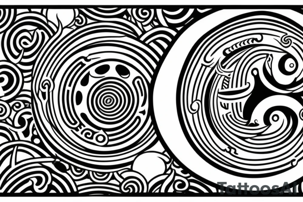 "Infinity has no beginning, no beginning can have no end"
oroboros circle
yin yang tattoo idea