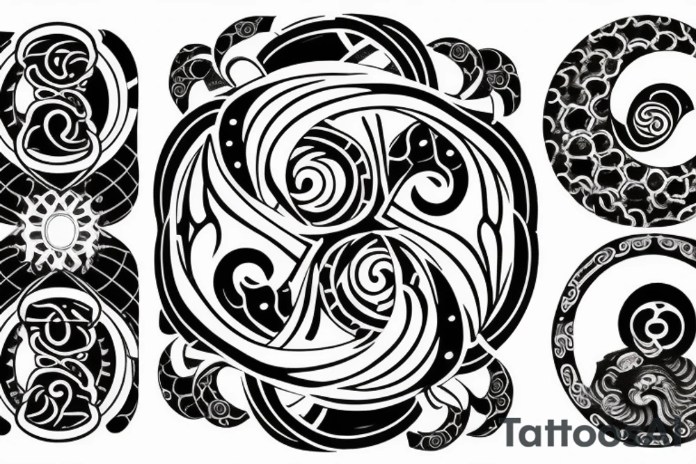 "Infinity has no beginning, no beginning can have no end"
oroboros circle
yin yang tattoo idea