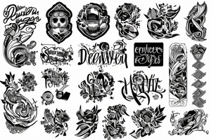 Text Dewin tattoo idea