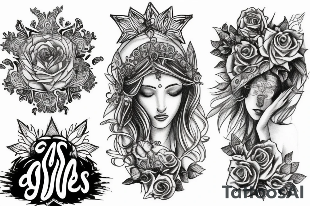 a godess tattoo idea