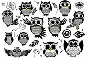 Owl crazy tattoo idea