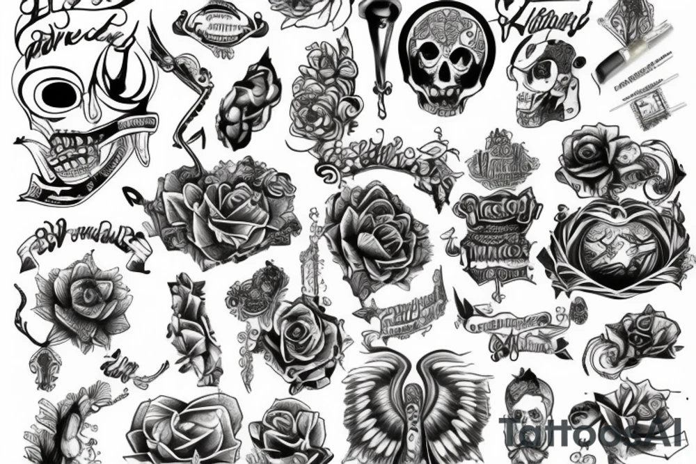 addiction tattoo idea