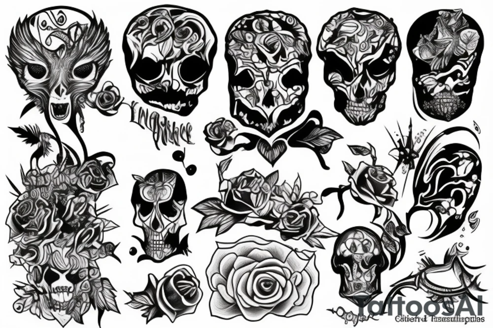 addiction tattoo idea
