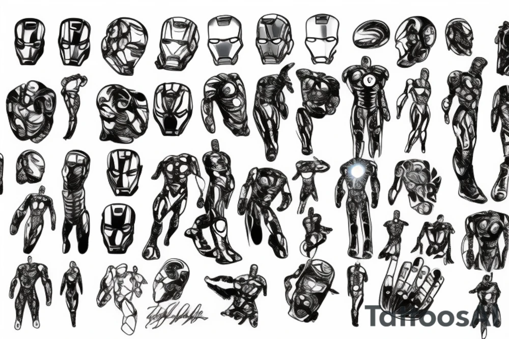IRON MAN tattoo idea