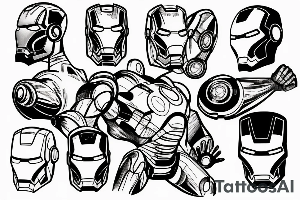 IRON MAN tattoo idea